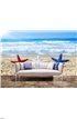 Starfish on beach during July fourth Wall Mural Wall Tapestry tapestries