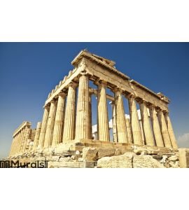 Parthenon on the Acropolis in Athens, Greece Wall Mural