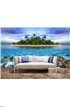 Tropical island of Maldives Wall Mural Wall Tapestry tapestries