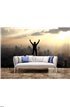 Reaching the summit of a mountain Wall Mural Wall Tapestry tapestries