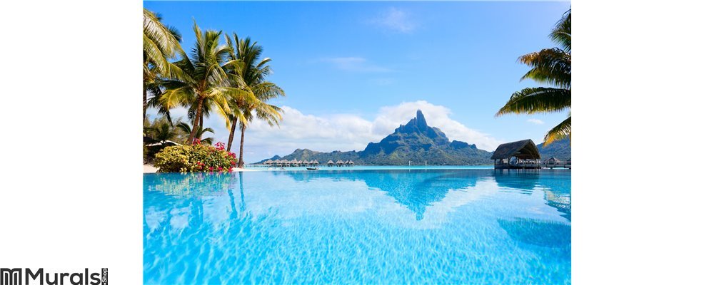 Bora Bora landscape Wall Mural