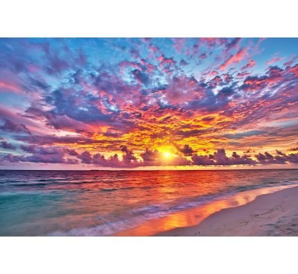 SUNSET OVER OCEAN wall mural Wall Tapestry tapestries