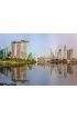 Singapore Skyline and view of Marina Bay. Modern, city. Wall Mural Wall art Wall decor