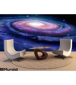 Spiral galaxy, illustration of Milky Way Wall Mural Wall Tapestry tapestries