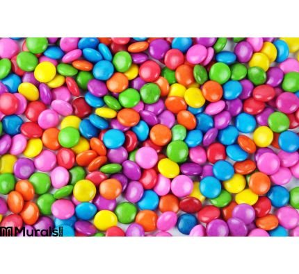 Colorful Candy Wall Mural Wall art Wall decor