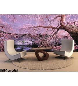 Cherryblossom light up Wall Mural Wall Tapestry tapestries
