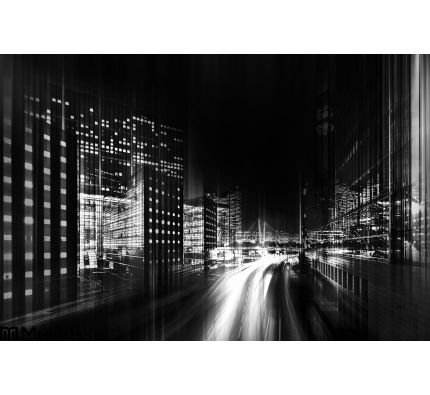 Abstract Black White Photo City Wall Mural Wall Tapestry tapestries
