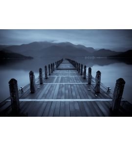 Endless Mist Lake Wall Mural Wall Tapestry tapestries