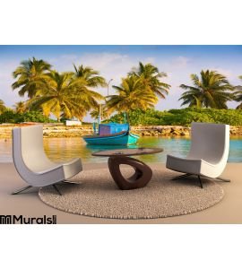 Maldives Tropical Sea Background Wall Mural Wall Tapestry tapestries