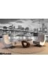 Manhattan Brooklyn Bridge Black White New York Wall Mural Wall art Wall decor