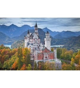 Neuschwanstein Castle Germany Wall Mural Wall Tapestry tapestries