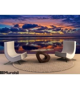 Ocean Sunset Wall Mural Wall Tapestry tapestries
