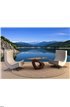 Mountains and lake Wall Mural Wall Tapestry tapestries
