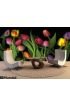Colorful Tulips Wall Mural Wall Tapestry tapestries