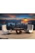 Sunrise Over Victoria Harbor As Viewed Atop Victoria Peak Wall Mural Wall Tapestry tapestries