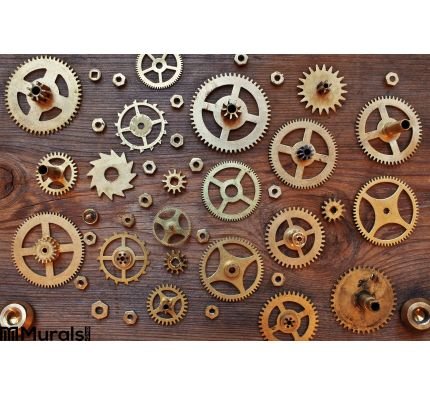 Mechanical Cogs Gears Wheels Wall Mural Wall Tapestry tapestries
