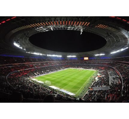 Night view of the Stadium Donbass Arena Wall Mural Wall Tapestry tapestries