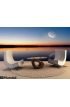 Evening Lake Under Moon Wall Mural Wall Tapestry tapestries