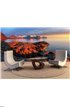 Ocean mountain panorama sunset - Norway Wall Mural Wall Tapestry tapestries