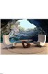 Melissani cave Wall Mural Wall Tapestry tapestries