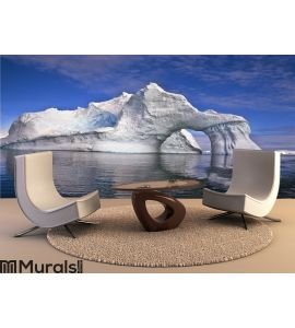 Iceberg with an Arch, Antarctica Wall Mural Wall Tapestry tapestries
