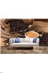 Espresso and Coffee Beans Wall Mural Wall Tapestry tapestries