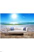 Summer sea landscape with the solar sky Wall Mural Wall Tapestry tapestries