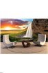 Waterfall, Iceland Wall Mural Wall Tapestry tapestries