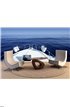 Boat on the blue Mediterranean Sea yachting Wall Mural Wall Tapestry tapestries